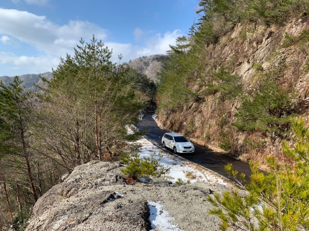 石榑峠、大岩からの眺め